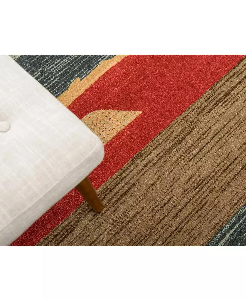 Bayshore Home Ojas Oja3 Light Blue 8' x 10' Area Rug 4