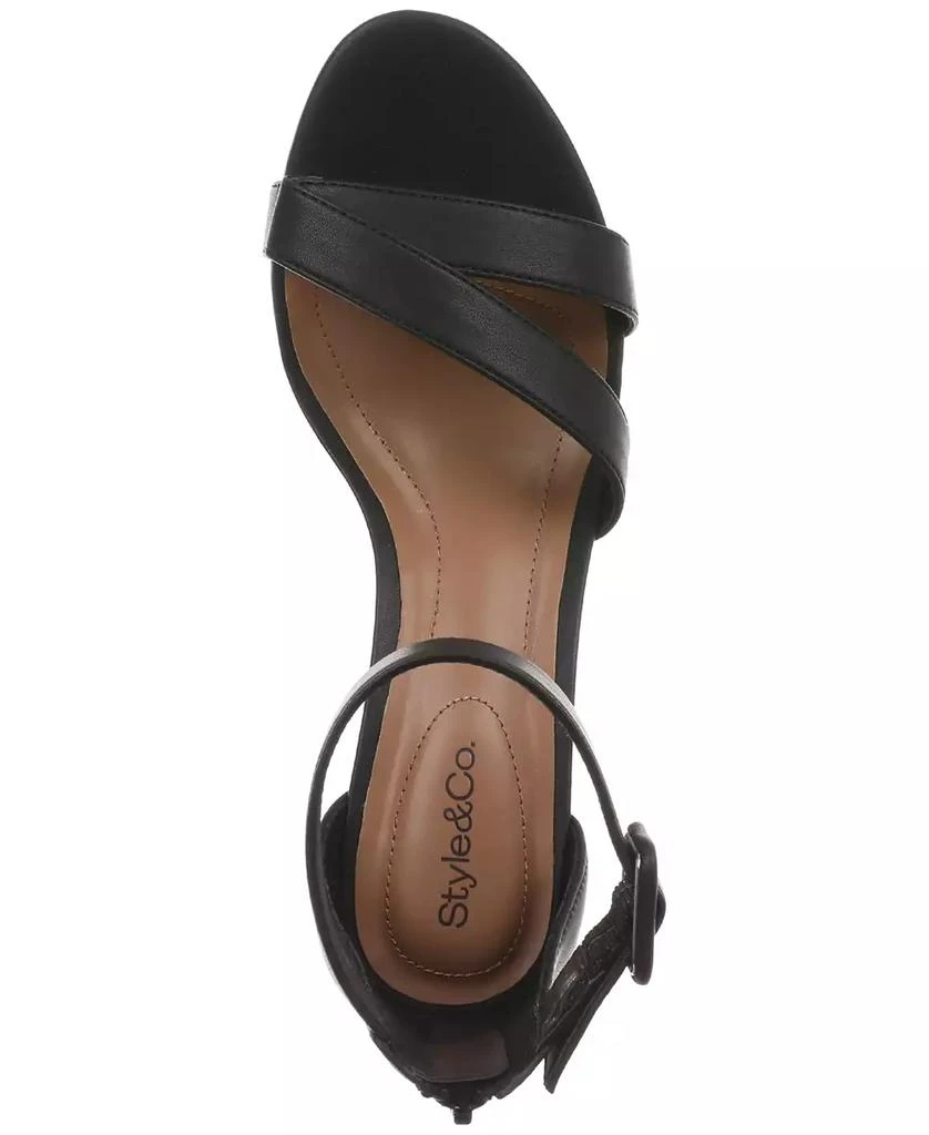 Style & Co Pammyy Open-Toe Buckles Dress Sandals, Exclusively at Macy's 3