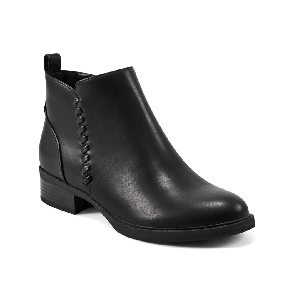 Easy Spirit Women's Lorand Almond Toe Block Heel Casual Booties