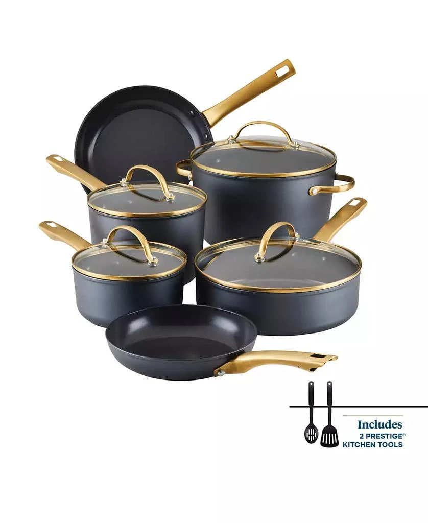 Farberware Forged Induction 12-Piece Aluminum Ceramic Nonstick Cookware Set 1