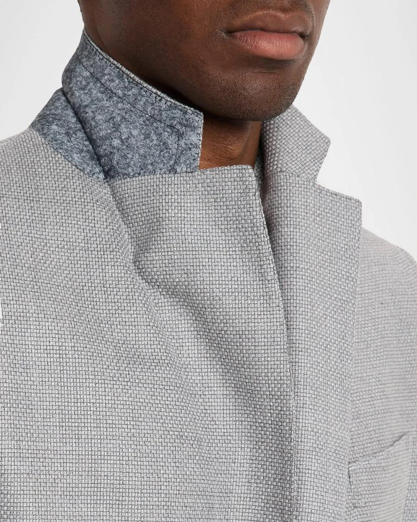 Brioni Men's Wool Hopsack Single-Breasted Blazer 6