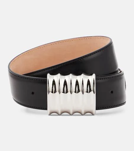 Khaite Julius Small Leather Belt, 75 Shop Julius Small leather belt on Sale at BeyondStyle – Get  main image 3