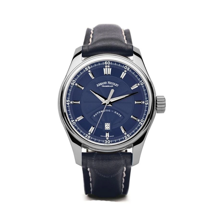 Armand Nicolet MH2 Automatic Blue Dial Men's Watch A640A-BU-P140BU2 1