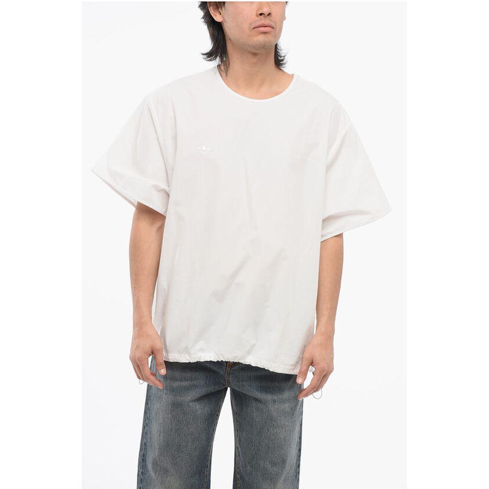 Adidas Adidas WALES BONNER Cotton Poplin Shirt with Drawstring Hem