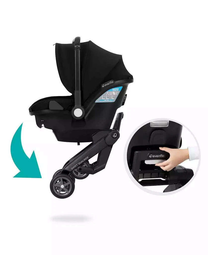 Evenflo Shyft Dualride Infant Car Seat and Stroller Combo 6
