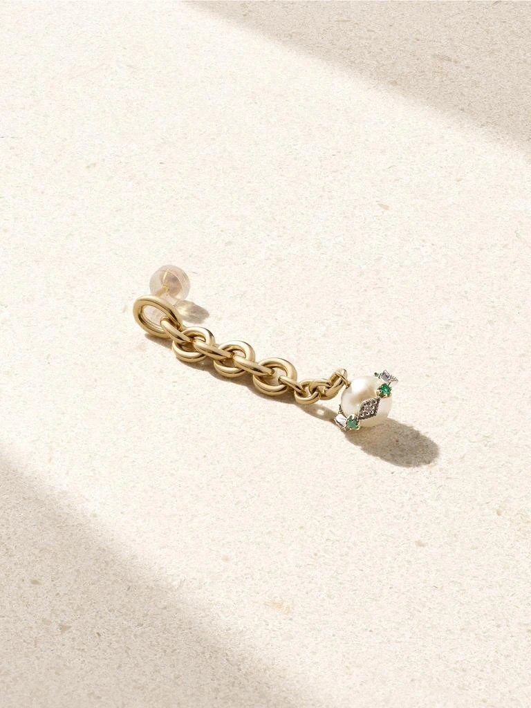 PASCALE MONVOISIN Chelsea N°2 9k 黄金多种宝石单只耳环 1