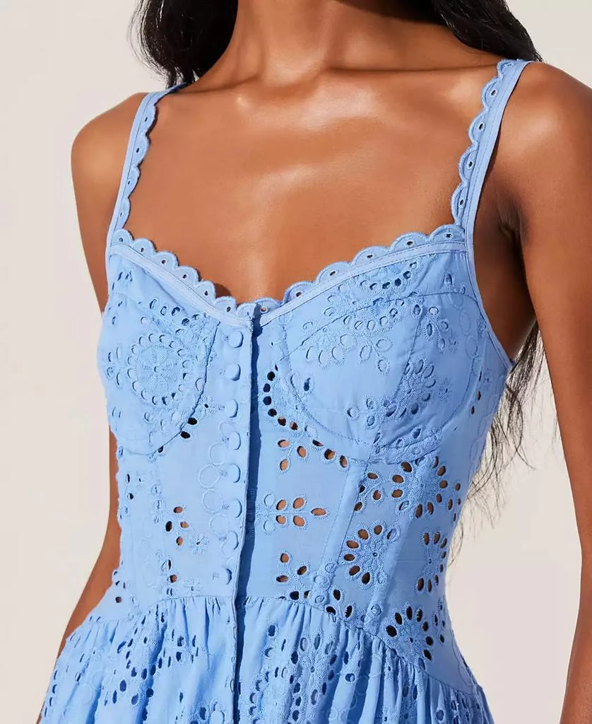 green emerald velvet dress Eyelet Maxi Dress – Ruby and Jenna