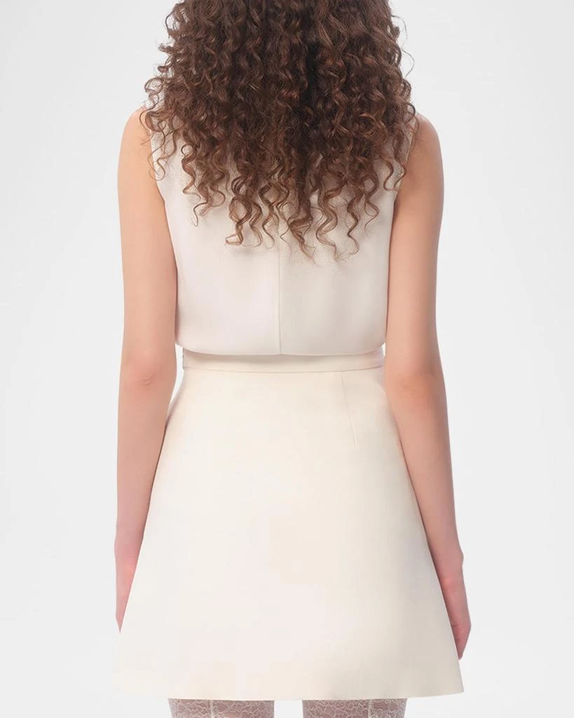 Valentino Rounded Funnel Neck Top 3