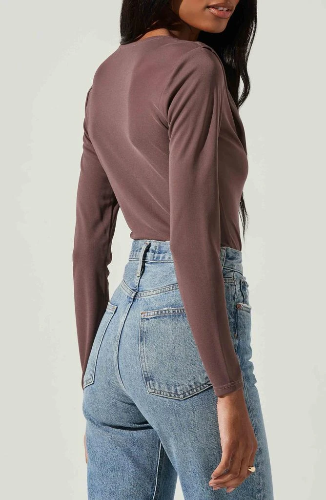 ASTR Kimberly Cowl Neck Long Sleeve Bodysuit 2