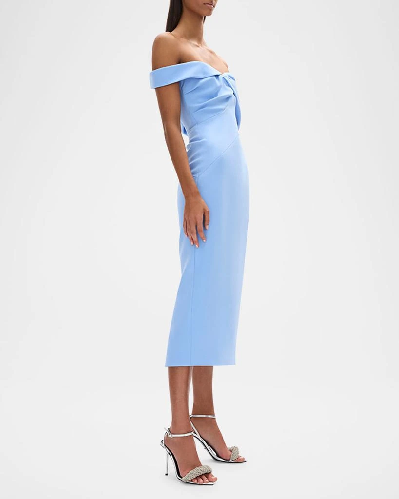 RACHEL GILBERT Mattie Off-The-Shoulder Midi Dress 4