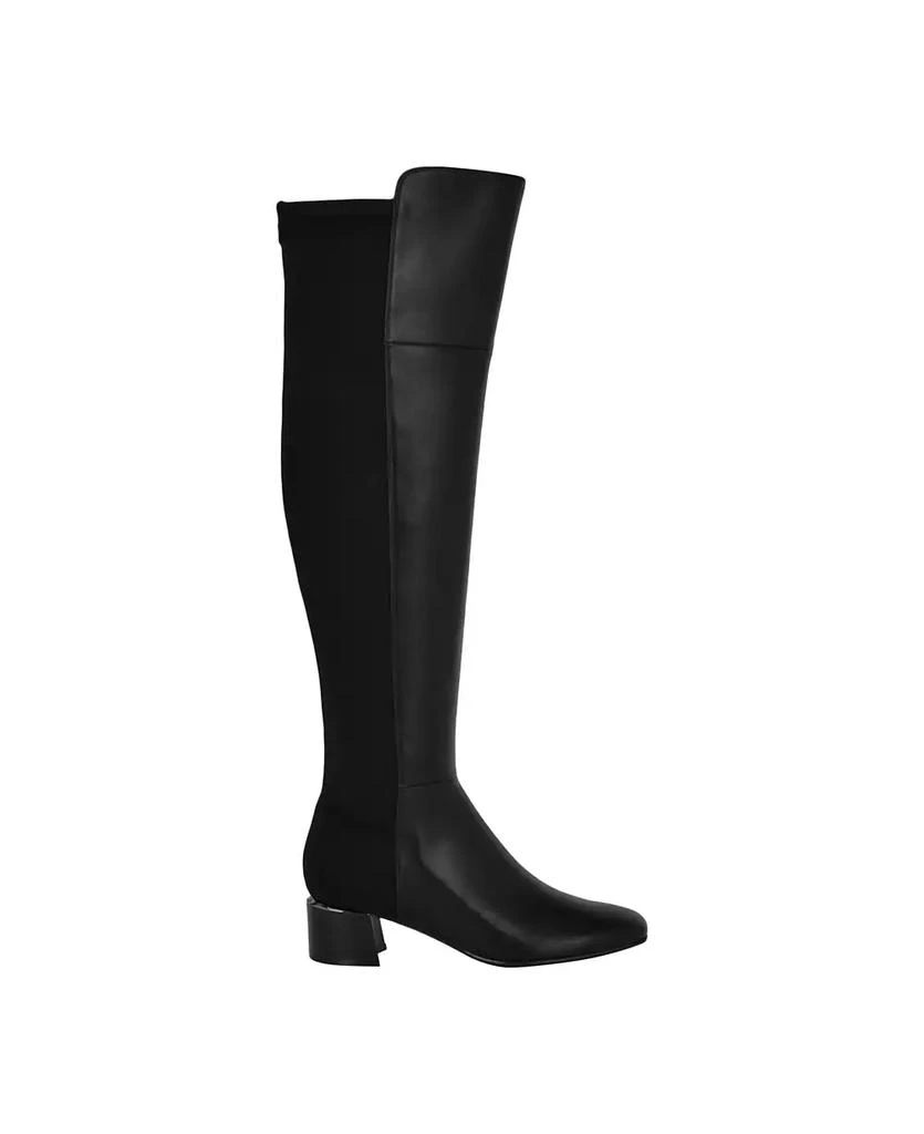 Calvin Klein Women's Pemmie Block Heel High Shaft Dress Boots 5