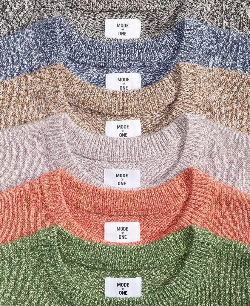 Mode of One Men's Regular-Fit Marled-Knit Sweater, Created for Macy's 6