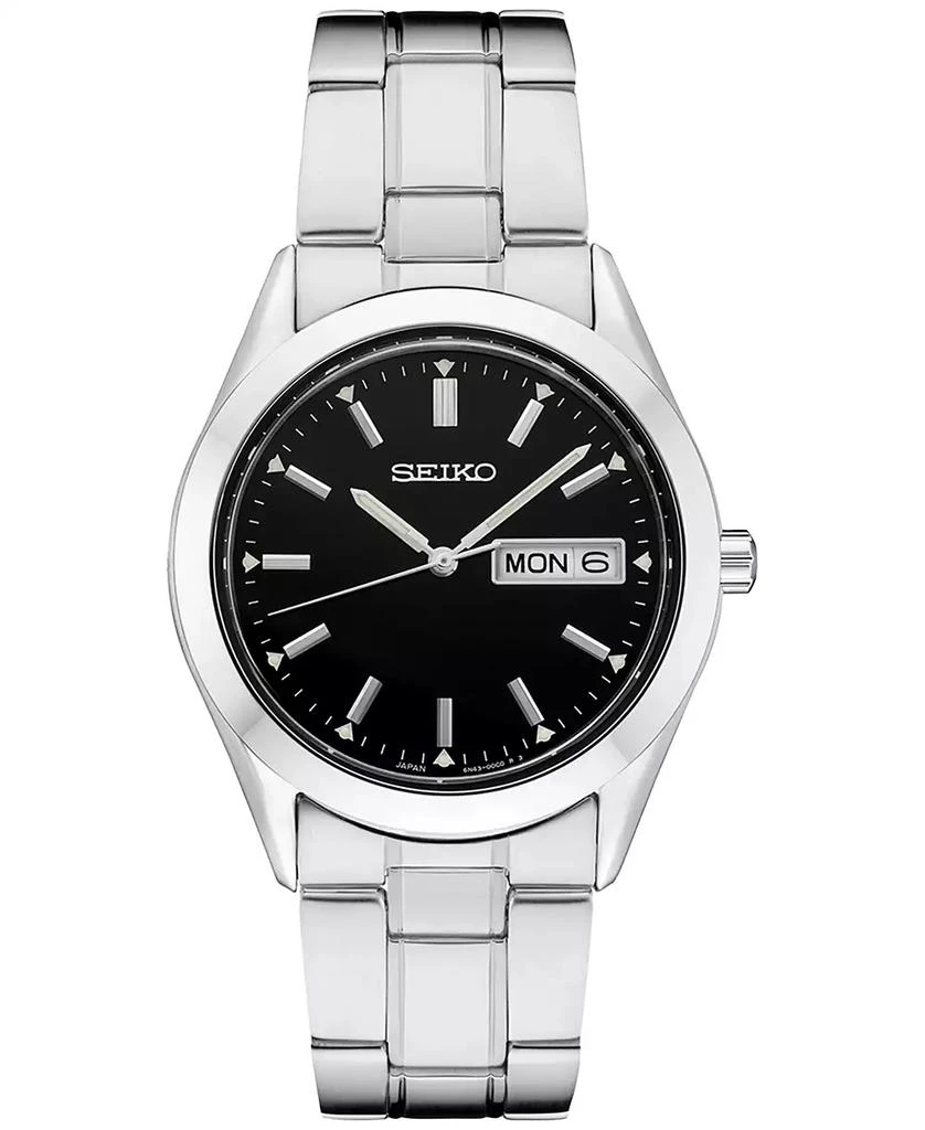 Seiko Men's Essentials Stainless Steel Bracelet Watch 38mm 1