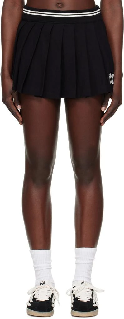 AMIRI Black MA Quad Pleated Miniskirt 1