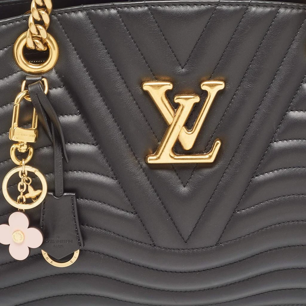 Louis Vuitton Louis Vuitton Black Quilted Leather New Wave Bag 5