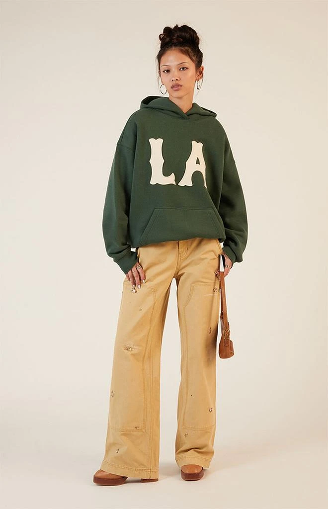 PacSun Green LA Hoodie 4