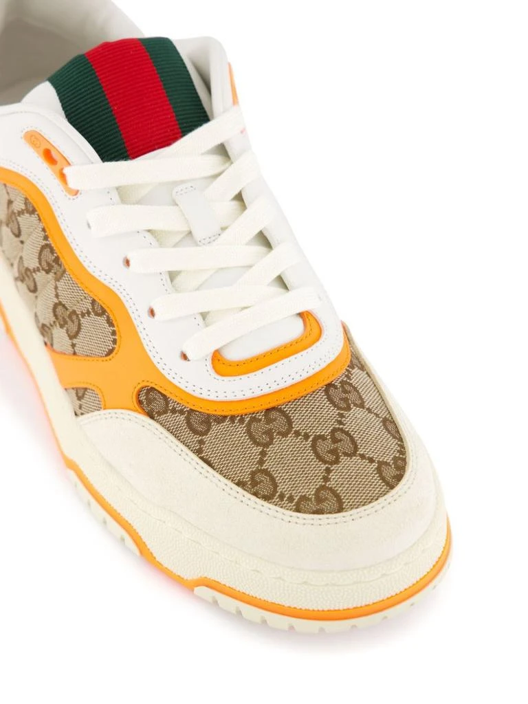 Gucci GUCCI - Re-web Leather Sneakers 2