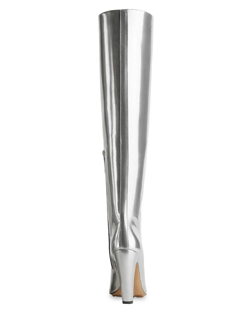 Bottega Veneta Metallic Leather Tall Boots 3