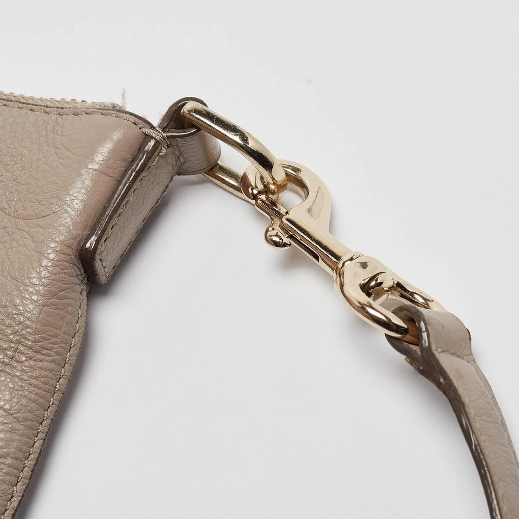 Coach Coach Beige Signature Embossed Leather Bleecker Zip Tote 11