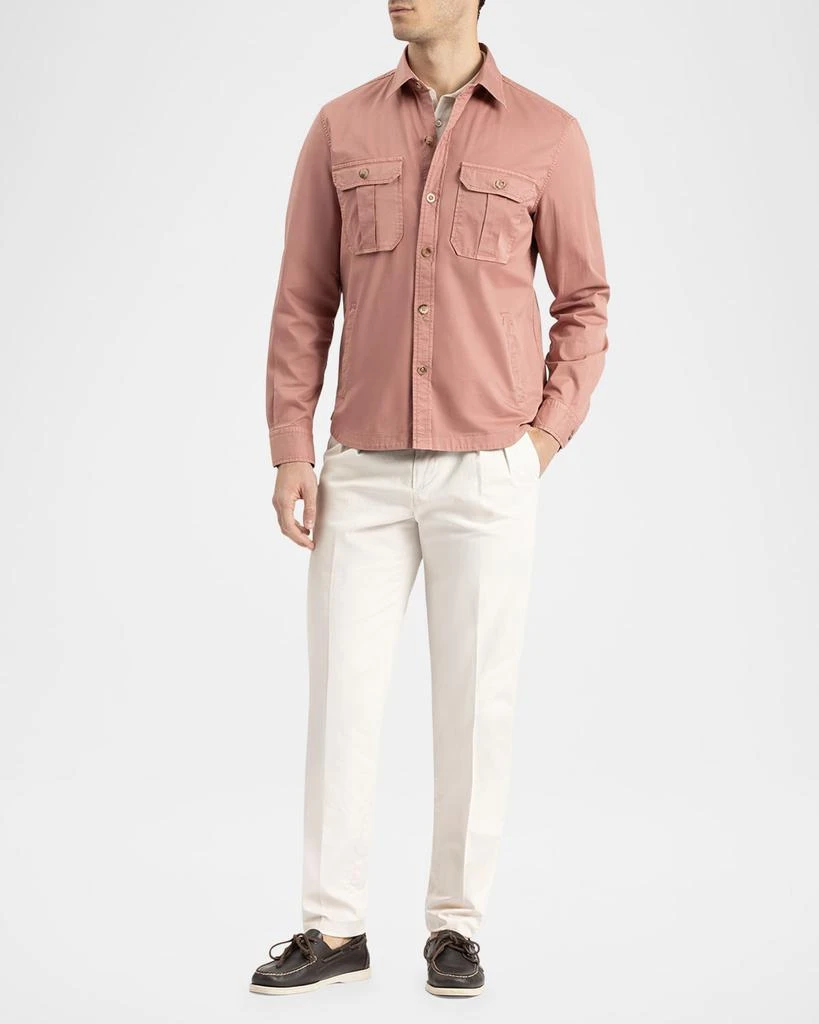 BOGLIOLI Men's Waxy Textured Overshirt 2