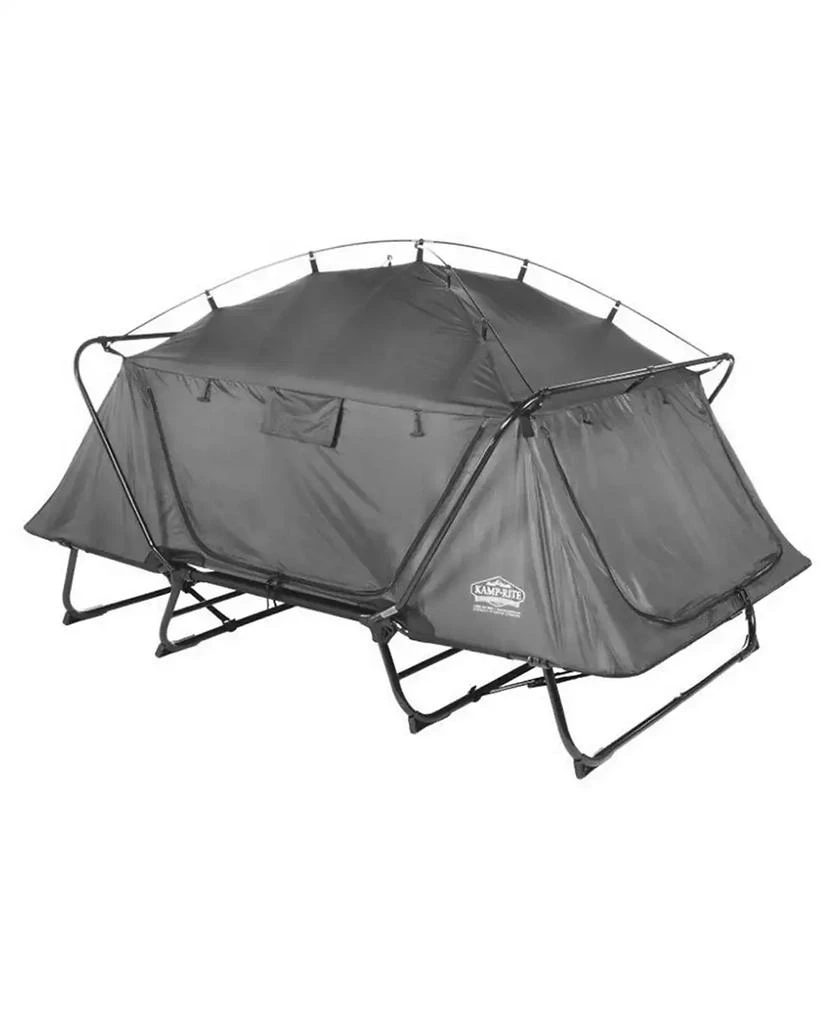 Kamp-Rite Oversize Portable Cot, Chair, and Tent, Easy Setup, Gray (2 Pk) 2