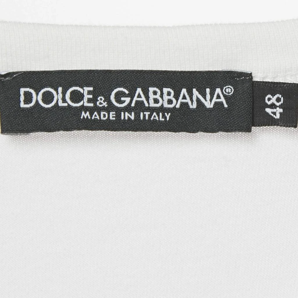 Dolce & Gabbana Dolce & Gabbana White James Dean Jersey Crewneck T-Shirt M 4