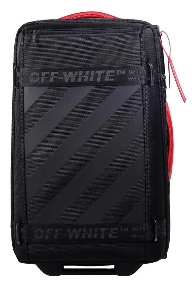 Off-White Off-White Logo Detailed Zip-Up Suitcase
