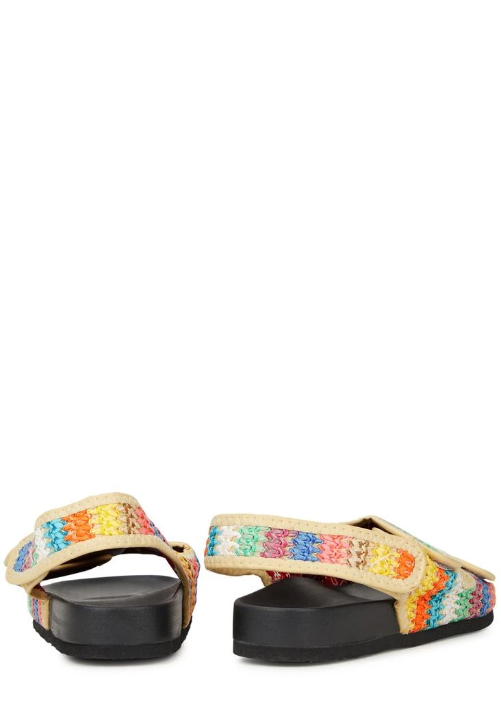 Arizona Love Apache striped raffia sandals 3