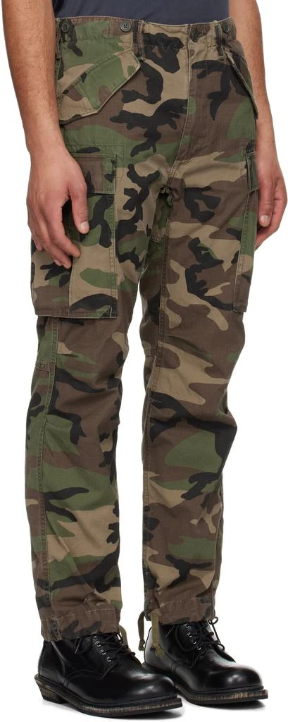 RRL Khaki Regiment Camo Ripstop Cargo Pants 2