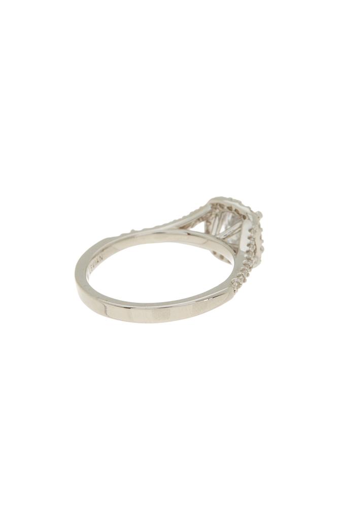 Suzy Levian Sterling Silver White Cubic Zirconia Bridal Ring