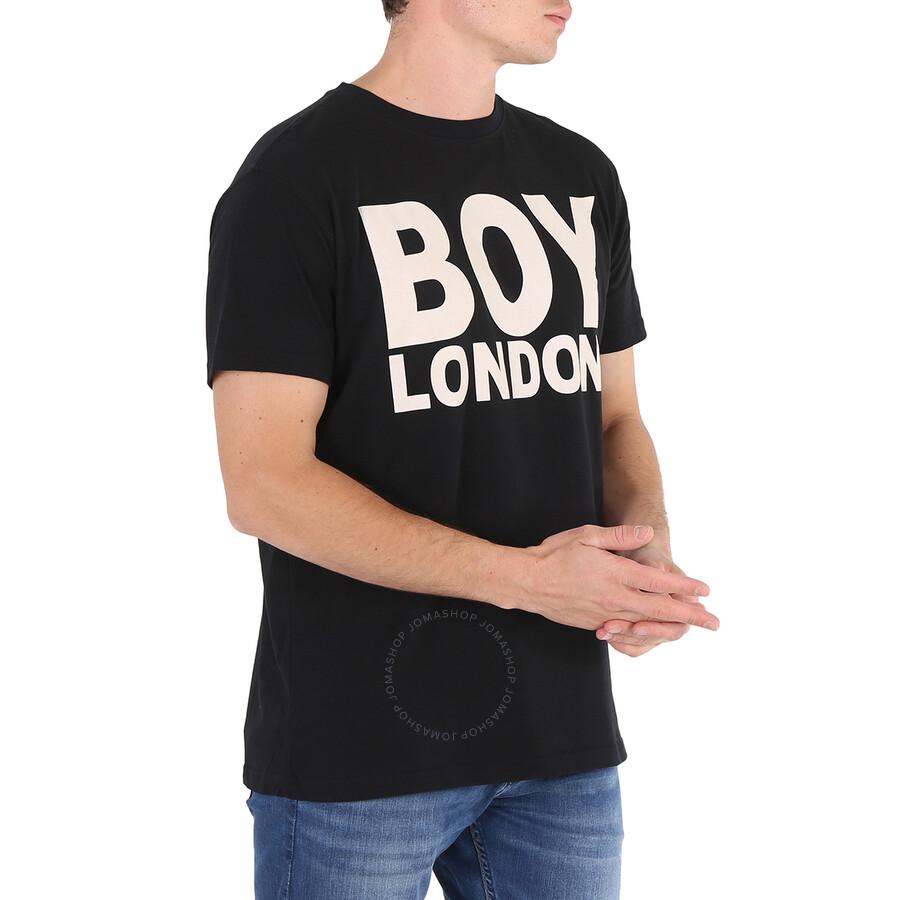 BOY LONDON Regular-fit Logo T-shirt In Black/White