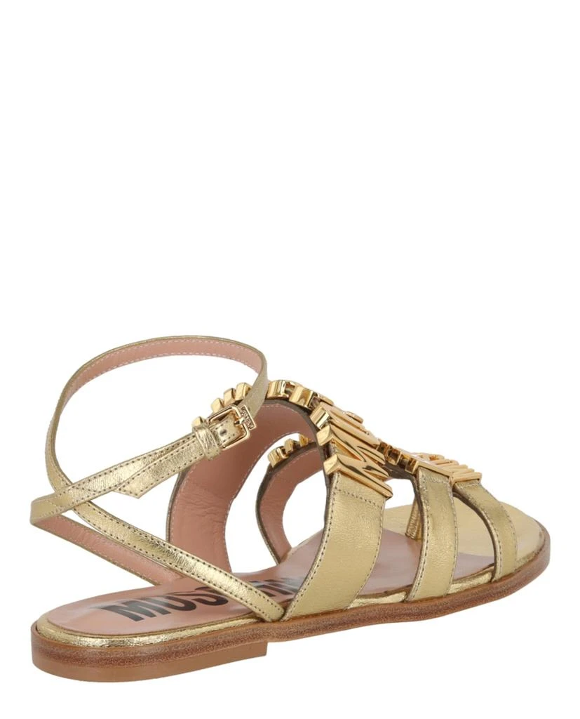 Moschino Degrade Metal Logo Sandals 3