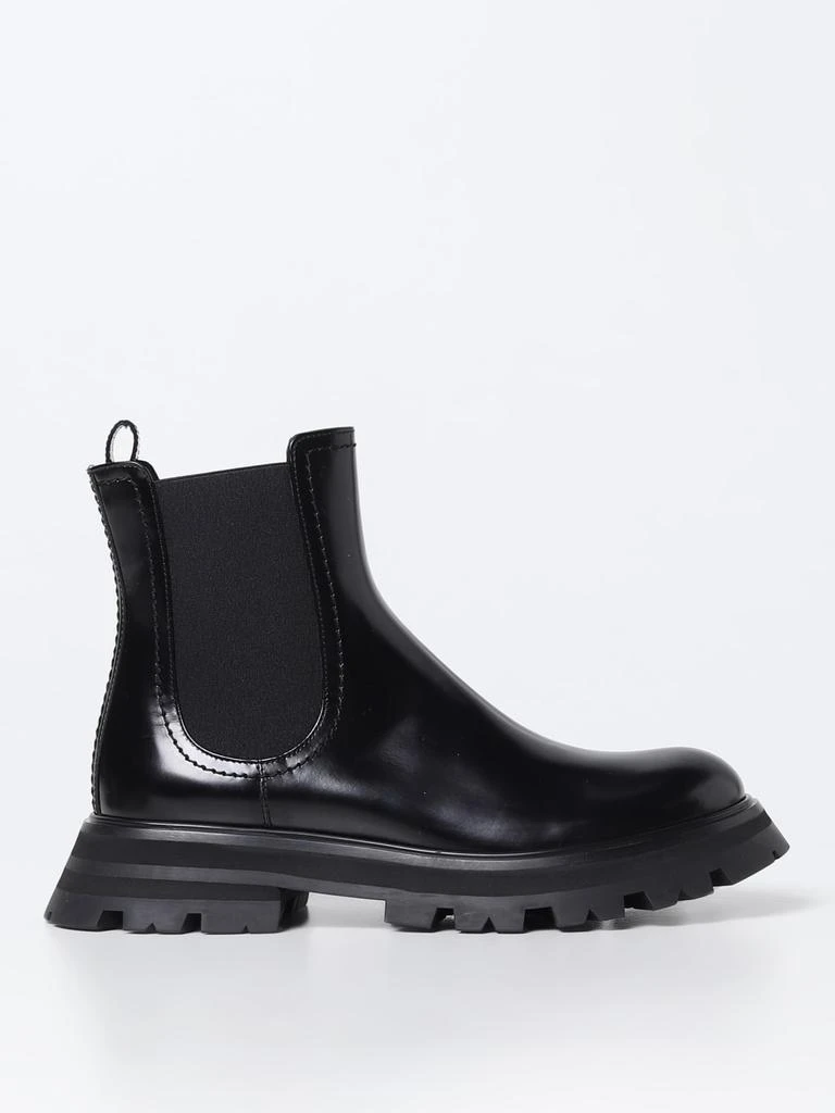 Alexander McQueen McQueen ankle boots in brushed leather 1