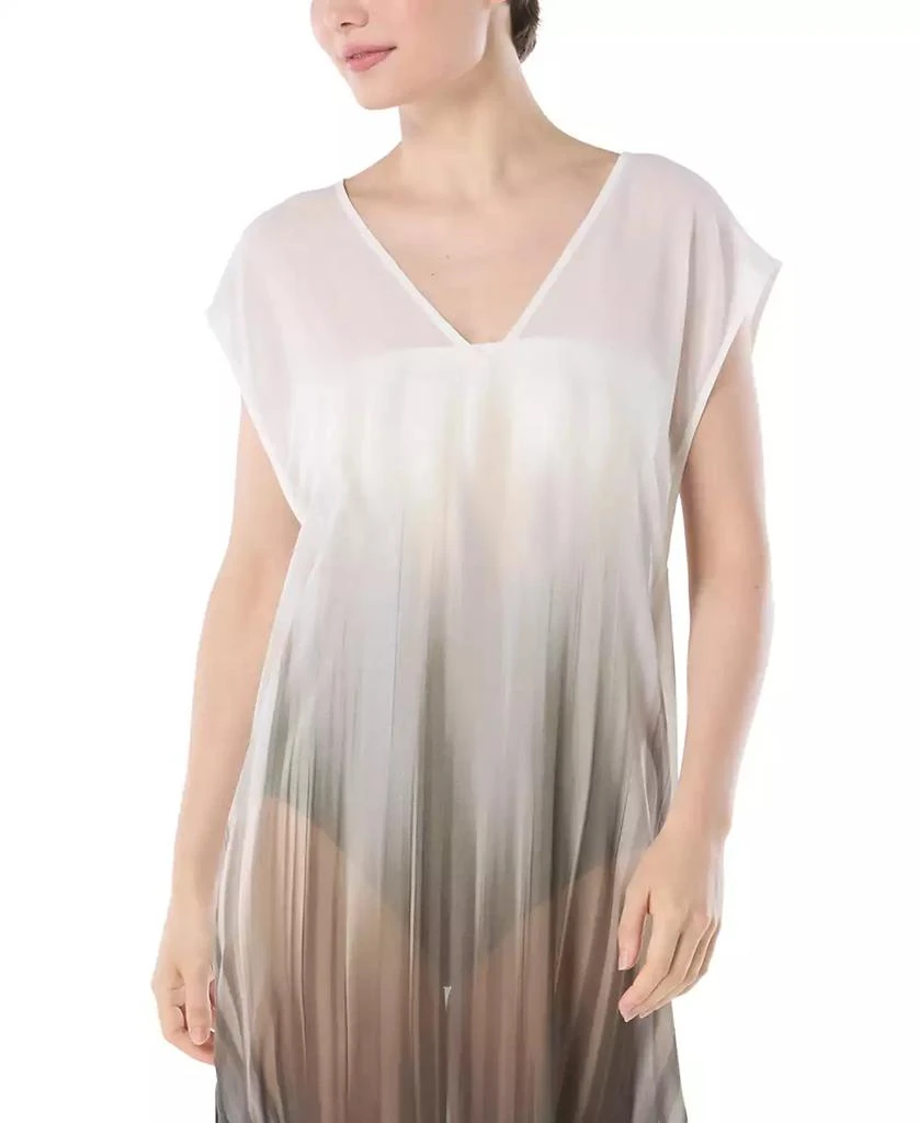 Carmen Marc Valvo Women's V-Neck Maxi Dress Swim Cover-Up 3