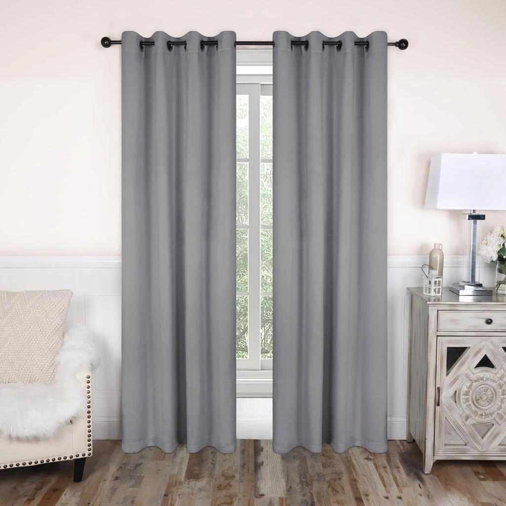Superior Blackout Drapes Thermal Bedroom  Curtains Grommet Curtain Panels Energy Saving Curtains by 1