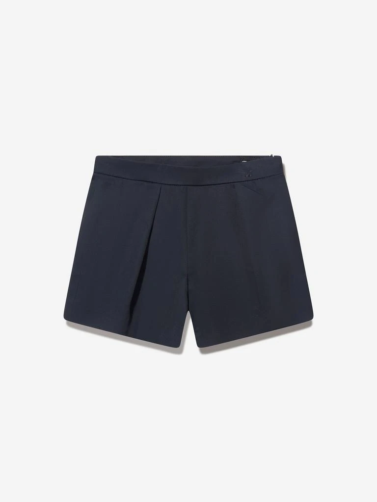 Bonpoint Bonpoint Girls Cotton Shorts in Navy 1