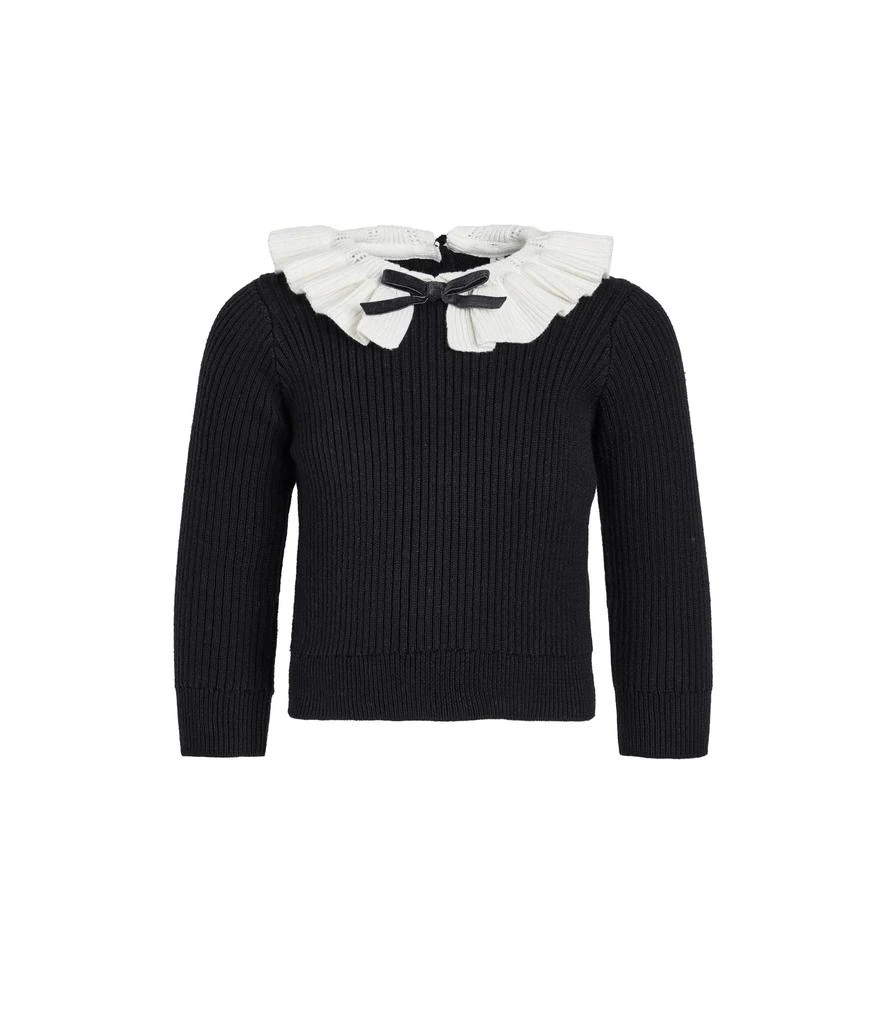 Janie and Jack Ruffle Collar Sweater (Infant)