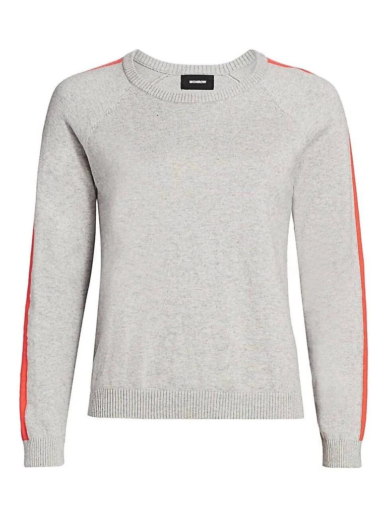 Monrow Monrow - Women's Cotton Cashmere Sweatshirt 3