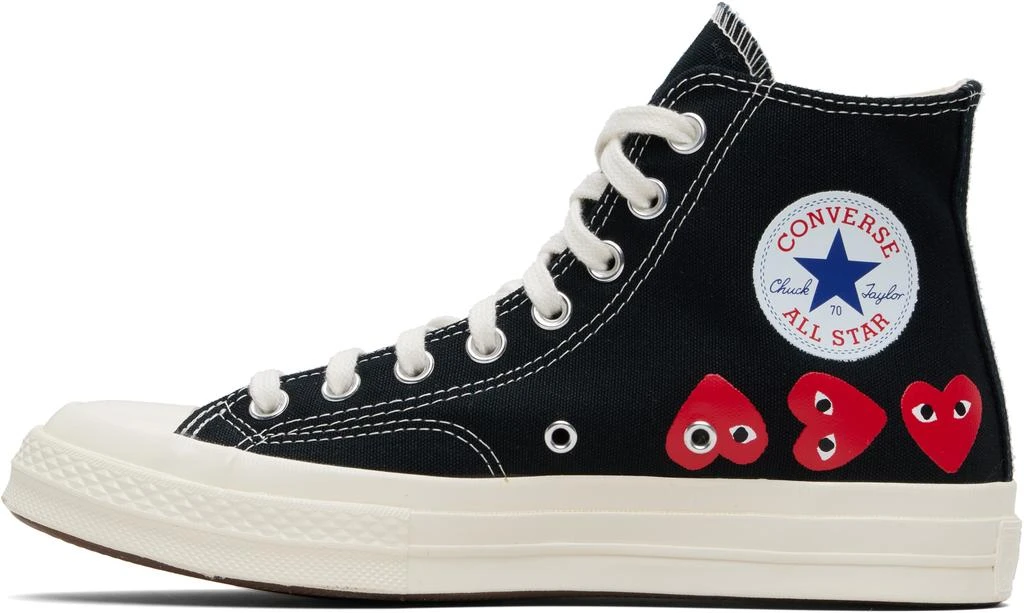 Comme des Garcons Black Converse Edition Chuck 70 Multi Heart Sneakers 3