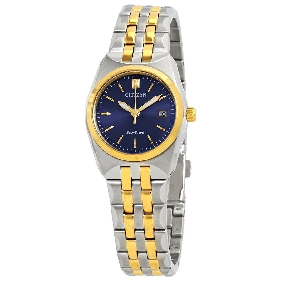 Citizen Corso Eco-Drive Blue Dial Two-tone Ladies Watch EW2294-53L 1