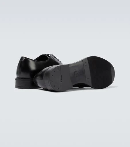 Prada Brushed leather Derby shoes 7