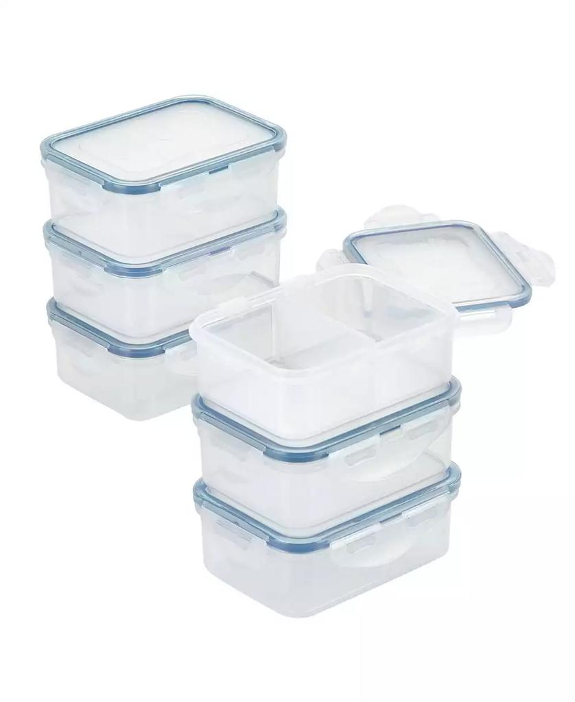 Lock & Lock Easy Essentials 12-Pc. On the Go 12-Oz. Meals Divided Rectangular Food Storage Containers
