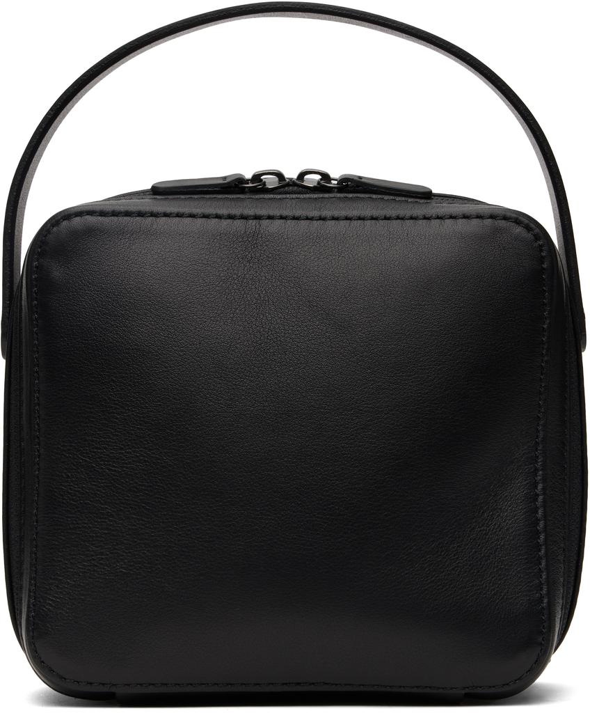 AURALEE Black Leather Small Travel Case - Briefcases - Free
