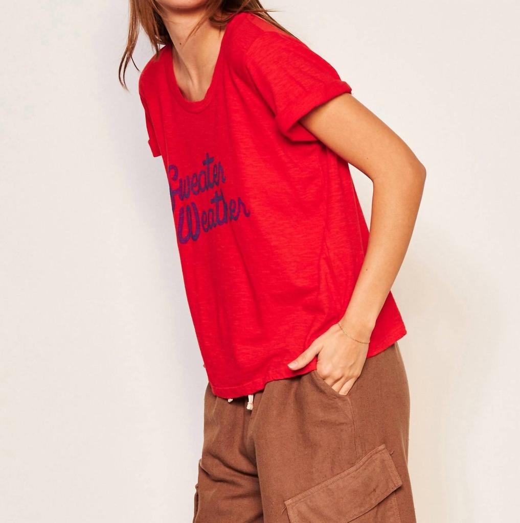 Sundry Sundry - Rolled Sleeve Graphic Tee