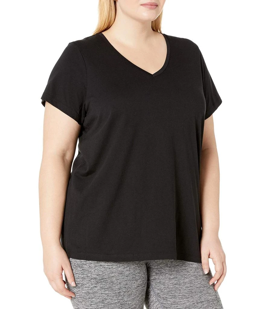 Hue Solid V-Neck Short Sleeve PJ Tee 1