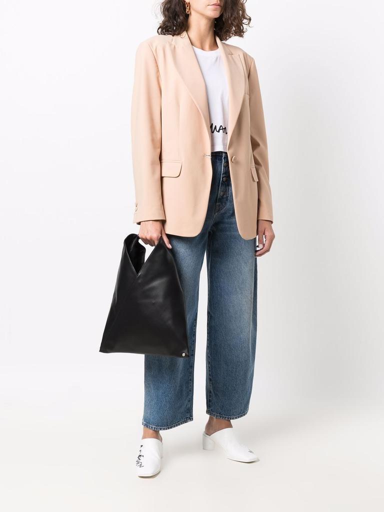 田口 MM6 Maison Margiela Triangle 6 Used 2018 SS Maison Margiela MM6 JP Triangle Tote Bag H 63 W