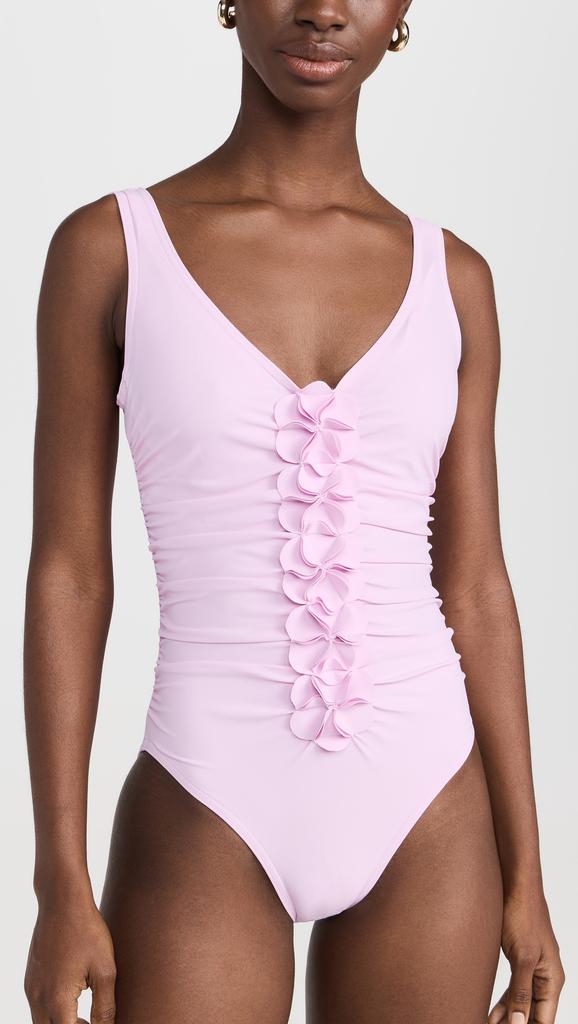 Karla Colletto Tess V Neck Silent Underwire One Piece