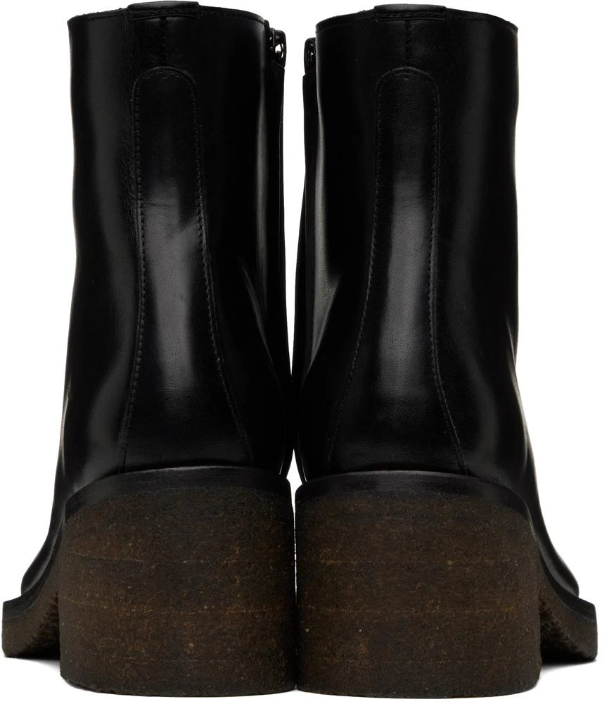 Lemaire Black Piped Ankle Boots 2
