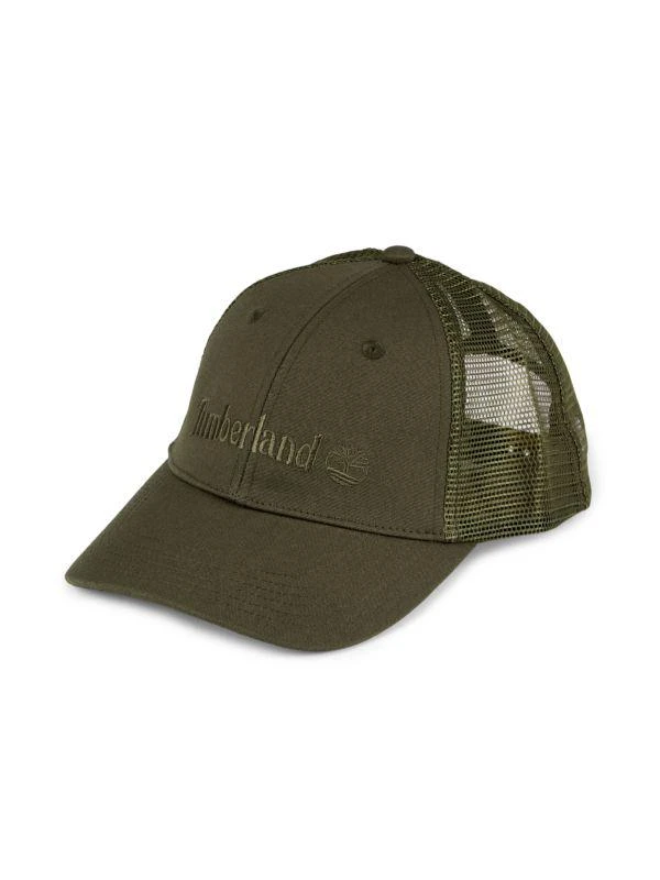 Timberland Logo Snapback Trucker Cap 1
