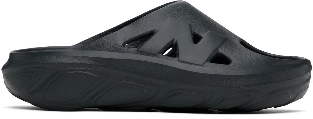 New Balance Black Fresh Foam RCVRY Slides 1